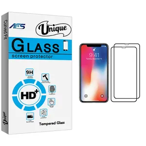AFS Unique Glass Screen Protector For Apple iPhone X Pack Of 2