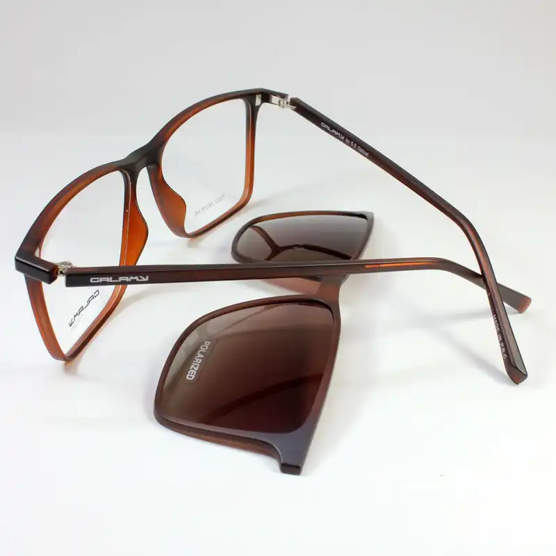 فریم عینک طبی گلکسی مدل 70237 به همراه کاور آفتابی