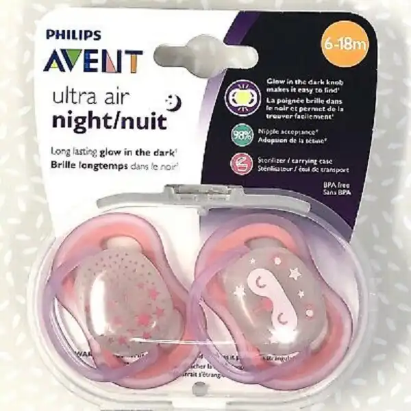 پستانک ارتودنسی اونت مدل نایت تایم کد 376/20