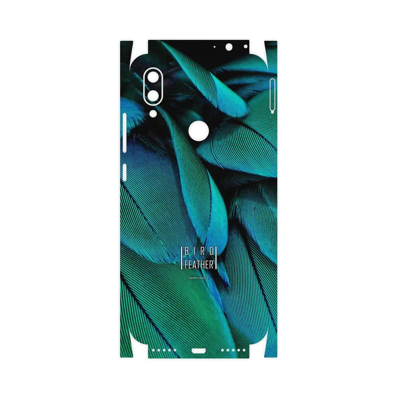 برچسب پوششی ماهوت مدل Green Feather-FullSkin مناسب برای گوشی موبایل شیائومی Redmi 7