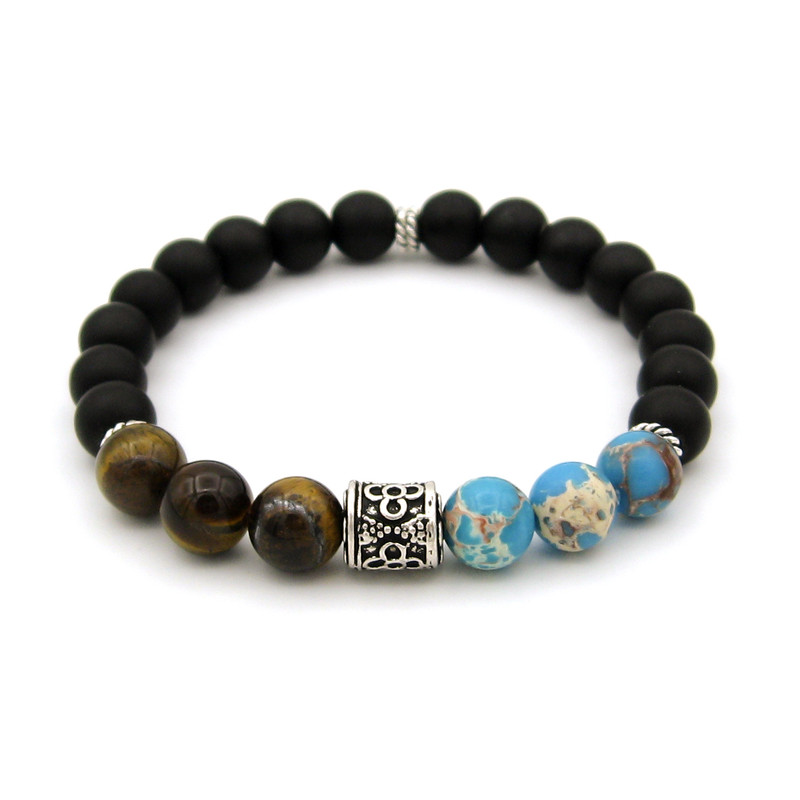 دستبند نقره مردانه مانچو مدل bs017 دستبند نقره مردانه مانچو مدل bs017