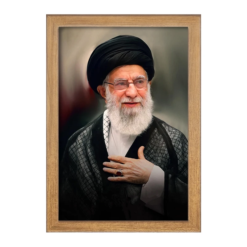 تابلو خندالو طرح حضرت آیت الله خامنه ای کد 12623