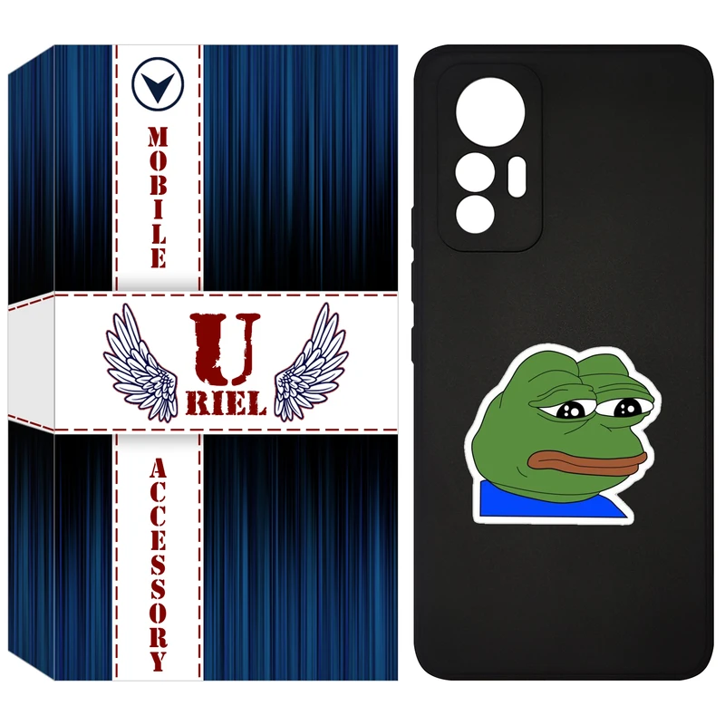 کاور یوریل مدل KSH کد 86 طرح قورباغه غمگین مناسب برای گوشی موبایل شیائومی 12 Lite