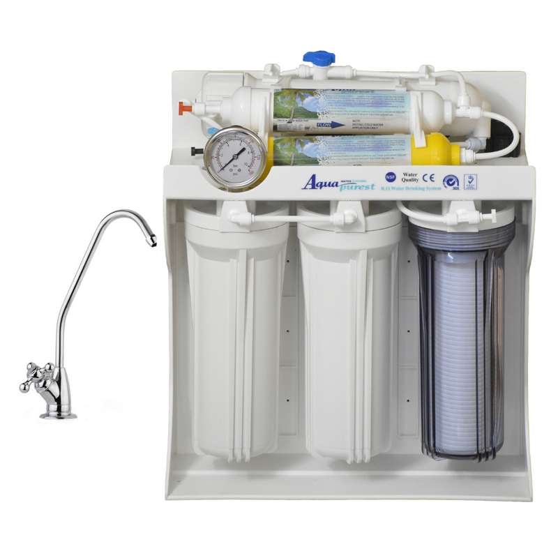 دستگاه تصفیه کننده آب آکوا پیورست مدل RO SYSTEM 605 به همراه شیر تصفیه آب