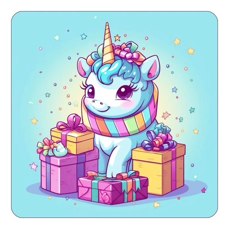 مگنت کاکتی طرح اسب تک شاخ و یونیکورن مدل mp29763