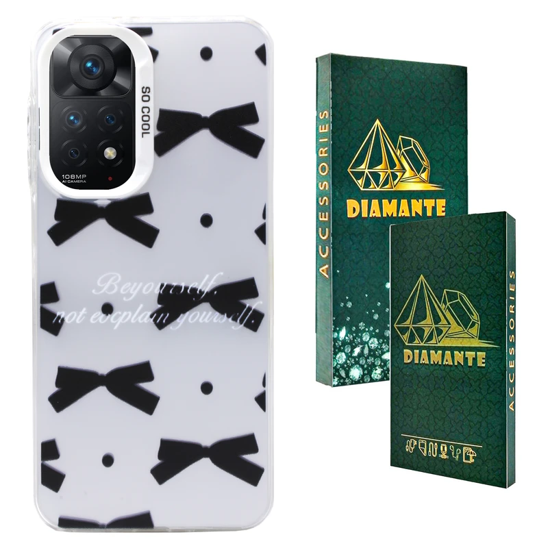 کاور دیامانته مدل Papillon Gn مناسب برای گوشی موبایل شیائومی Redmi Note 11 4G