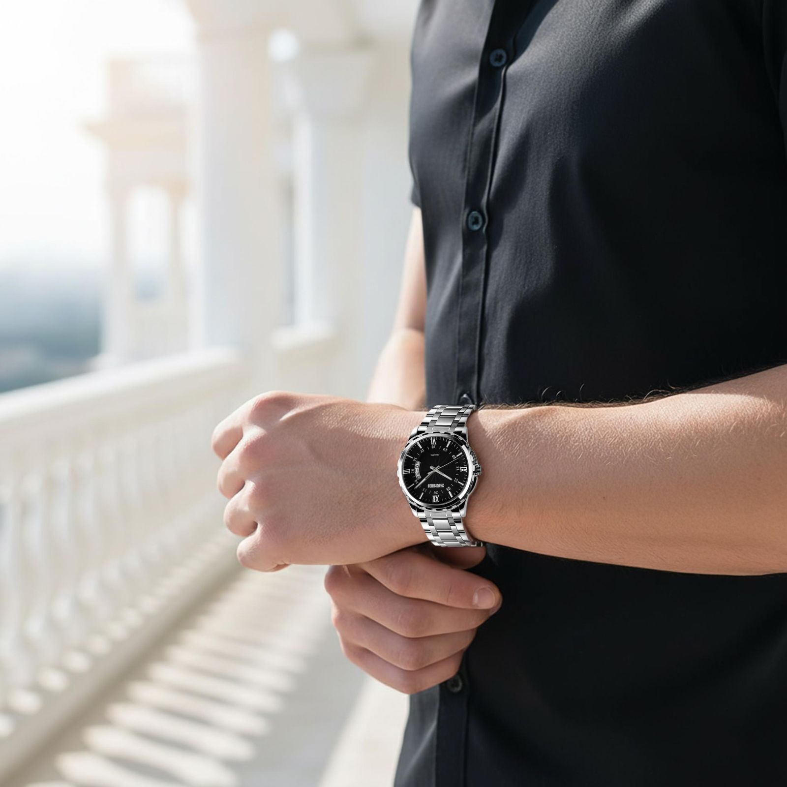 ساعت مچی عقربهای کوارتز مردانه اسکمی مدل 304 -  - 2