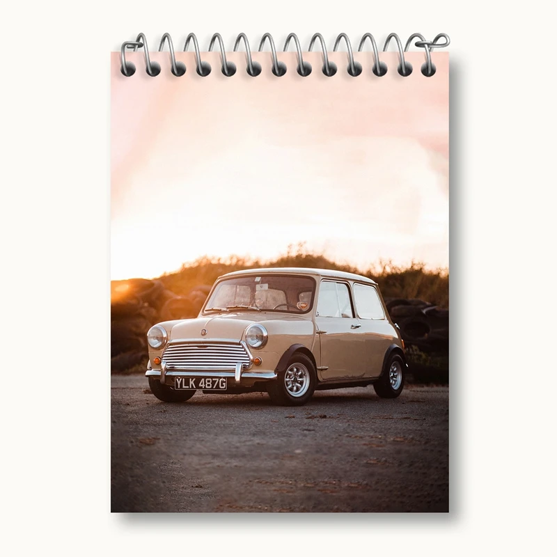 دفتر یادداشت 50 برگ خندالو مدل ماشین کلاسیک کد 28755