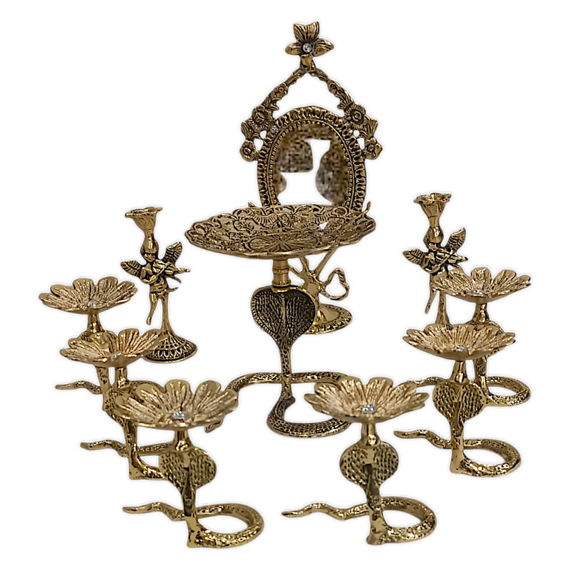 مجموعه ظروف هفت سین 10 پارچه مدل مار کد H-1316