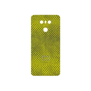 MAHOOT Yellow Snake Skin Cover Sticker for LG G6