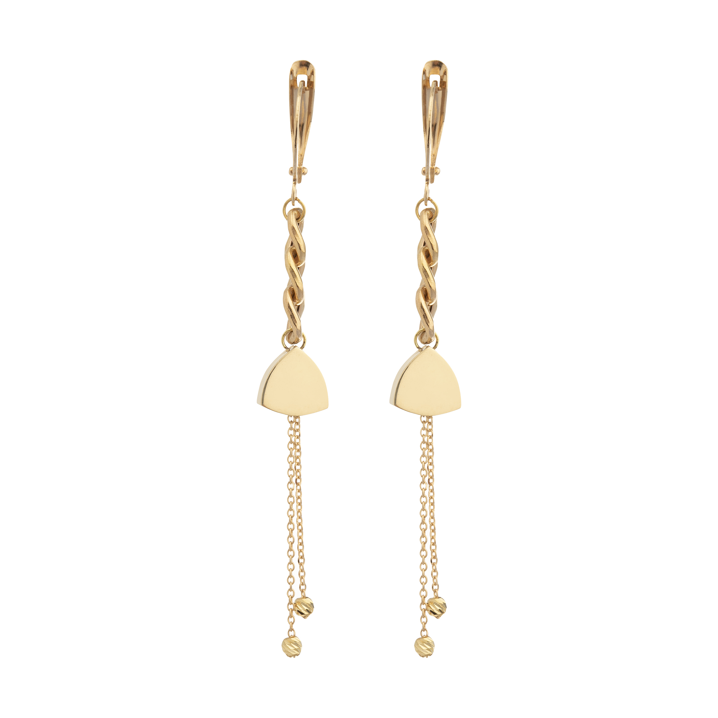 گوشواره طلا 18 عیار زنانه مایا ماهک مدل ME0912