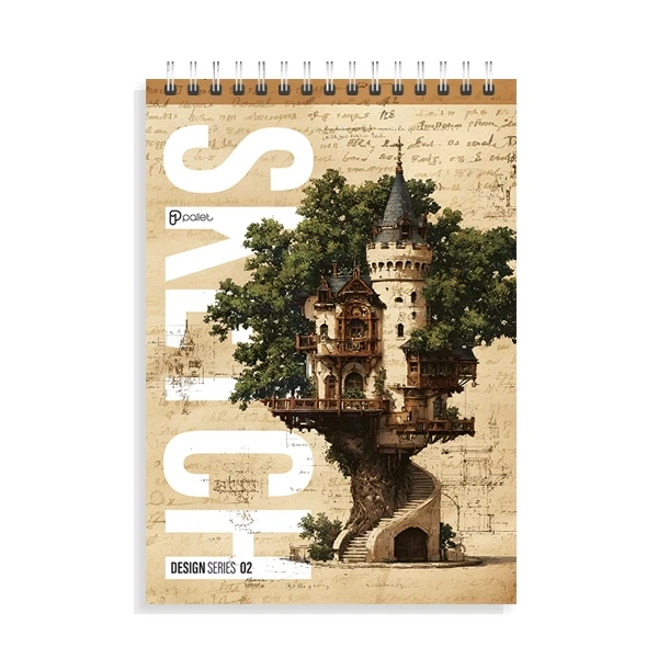 دفتر طراحی 40 برگ مدل دیزاین پالت