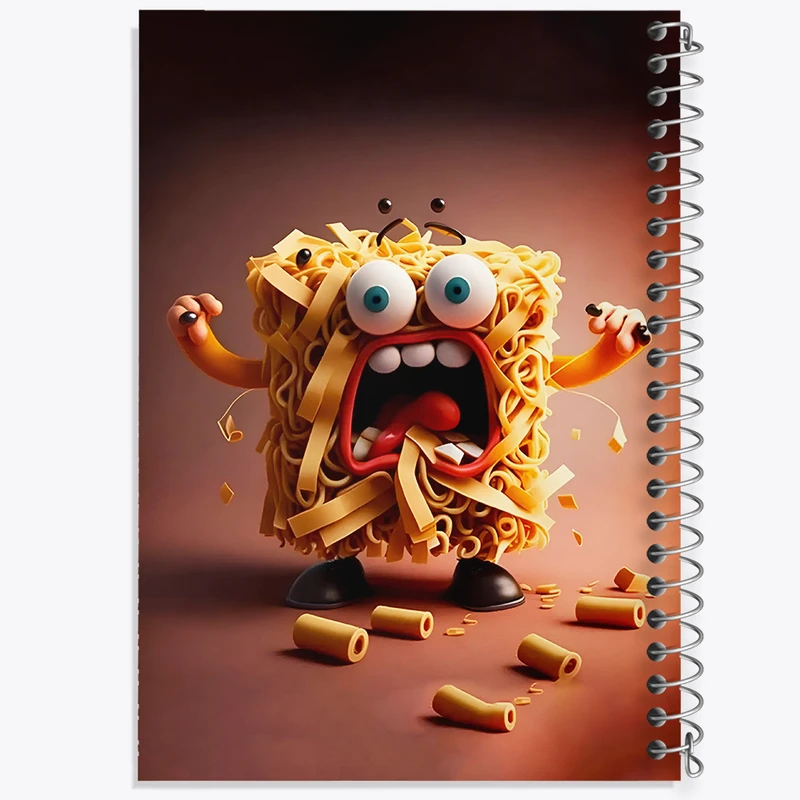 دفتر نقاشی 50 برگ خندالو طرح نودلز (Noodles) کد F5925