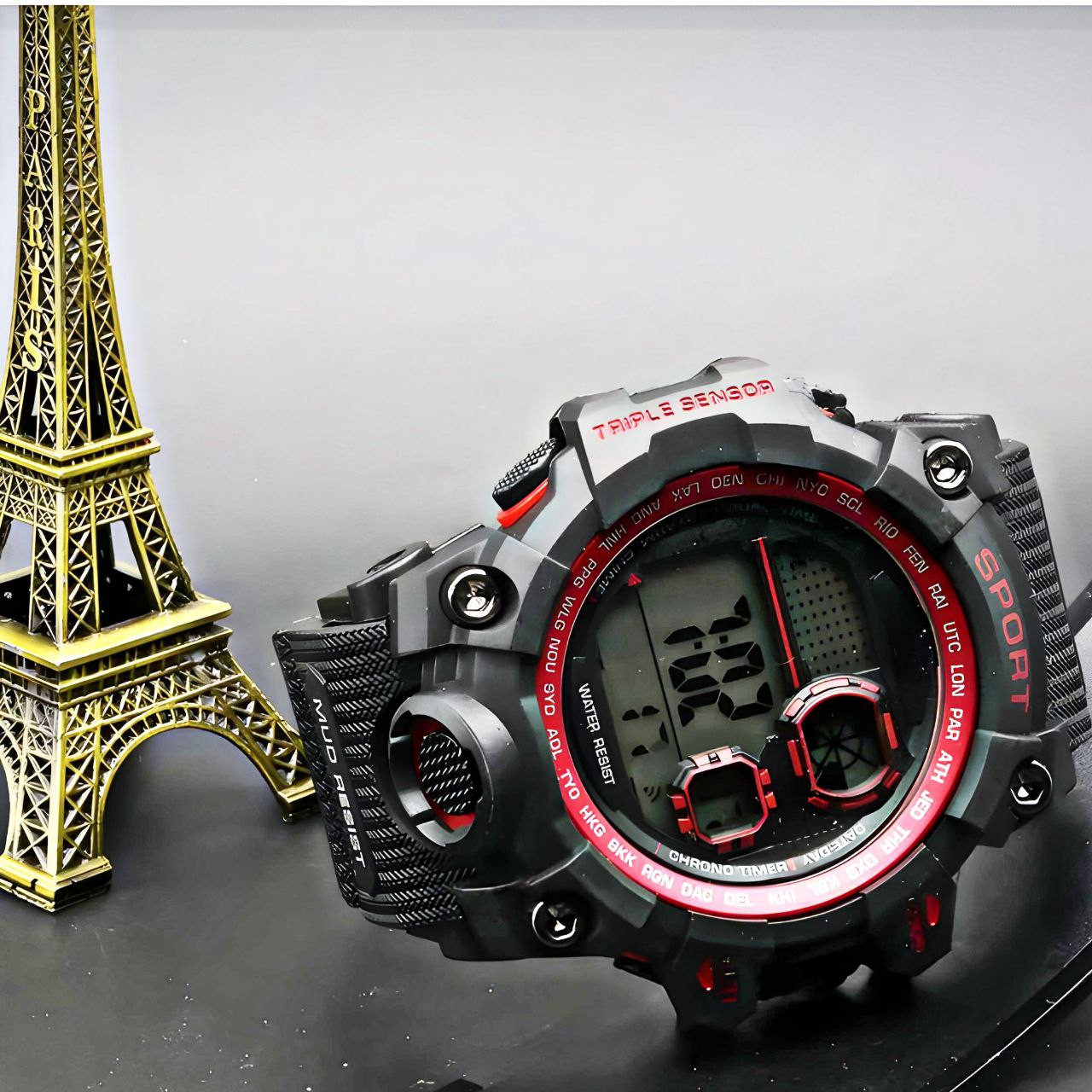 ساعت مچی دیجیتال مردانه مدل تک زمانه07 ساعت مچی دیجیتال مردانه مدل تک زمانه07