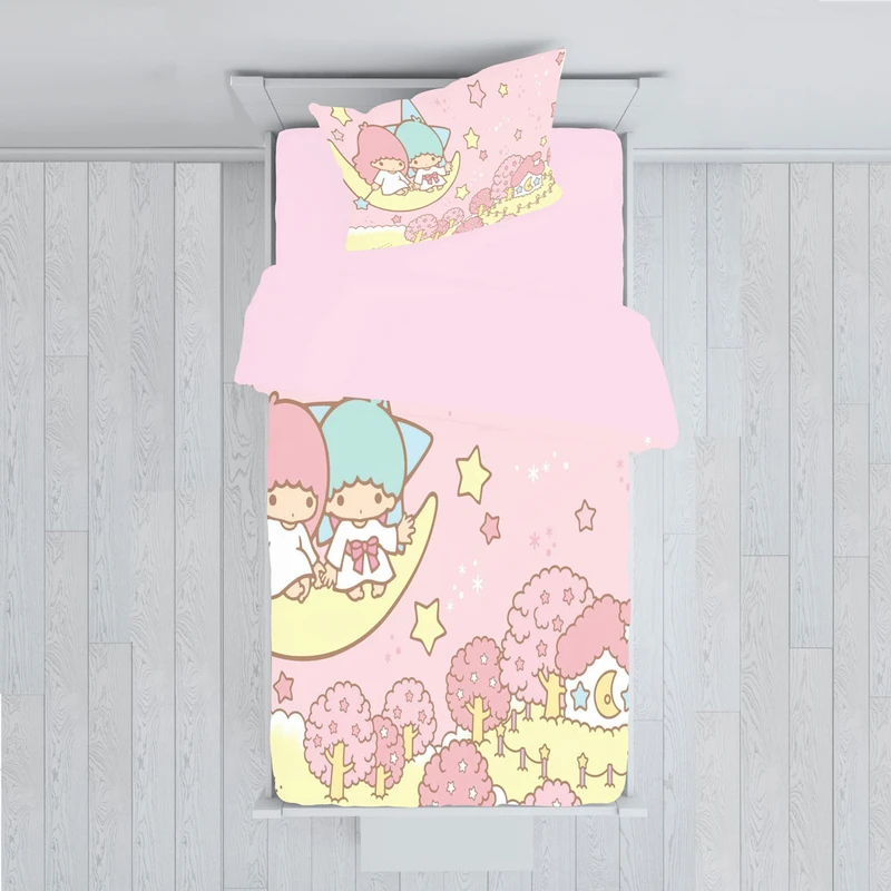 سرویس روتختی مدل طبیعت کارتونی TXY549 تک نفره 5 تکه