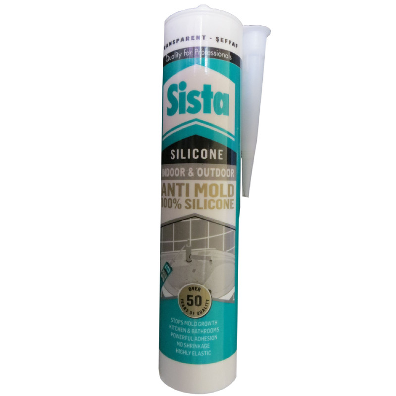 چسب سیلیکون سیستا مدل ANTI MOLD حجم 280 میلی لیتر چسب سیلیکون سیستا مدل ANTI MOLD حجم 280 میلی لیتر