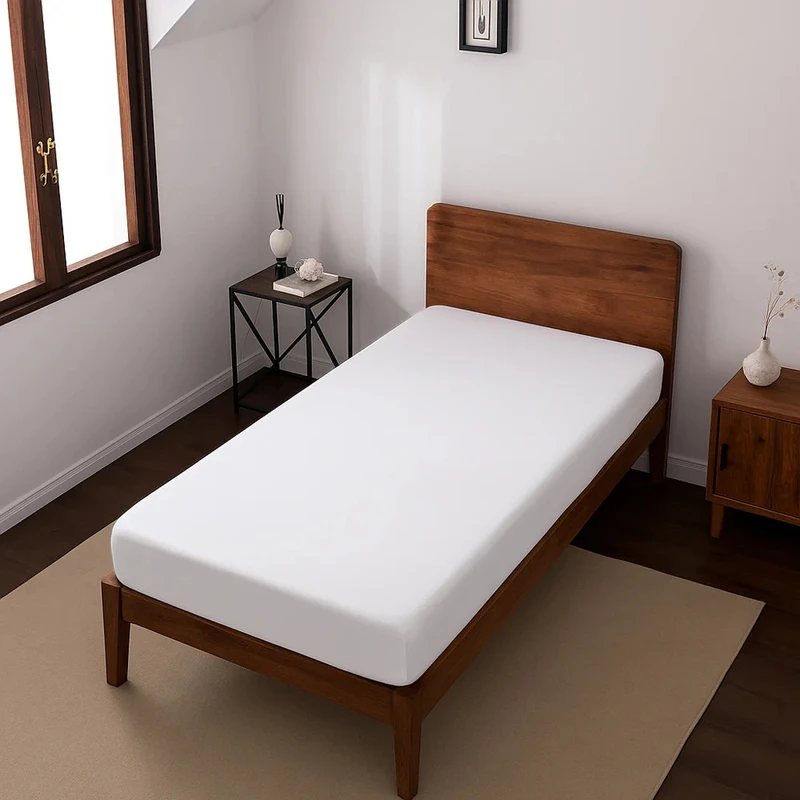 ملحفه فیلور آدنو مدل Plain کد FI37 یک نفره سایز 200x120 سانتی‌متر