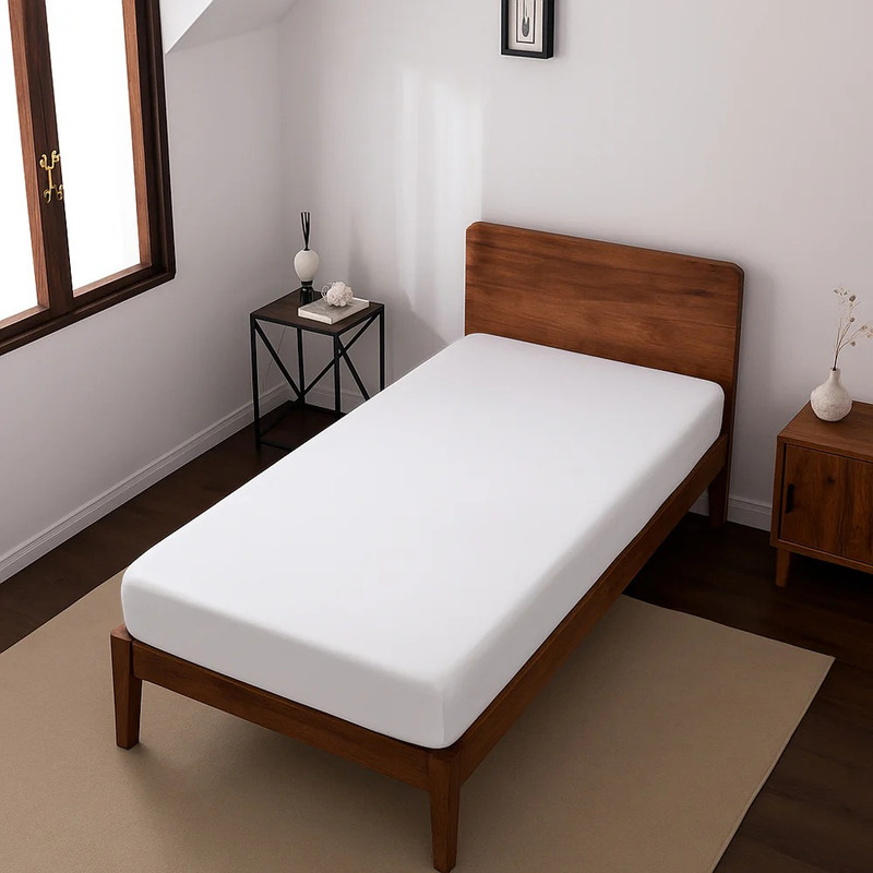 ملحفه فیلور آدنو مدل Plain کد FI37 یک نفره سایز 200x120 سانتی‌متر