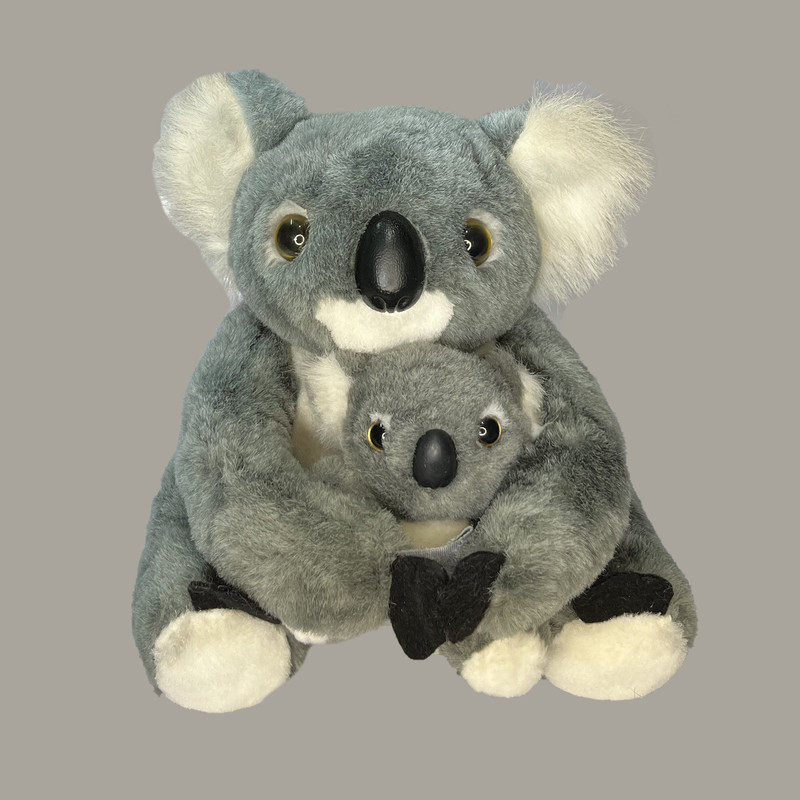عروسک طرح کوآلا مدل Koala and Baby کد SZ13/1140 ارتفاع 23 سانتی متر