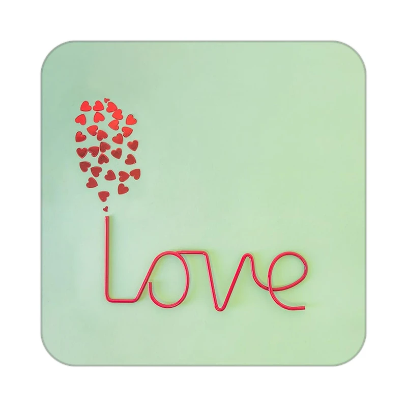 زیر لیوانی کاکتی طرح عاشقانه مدل mp39280