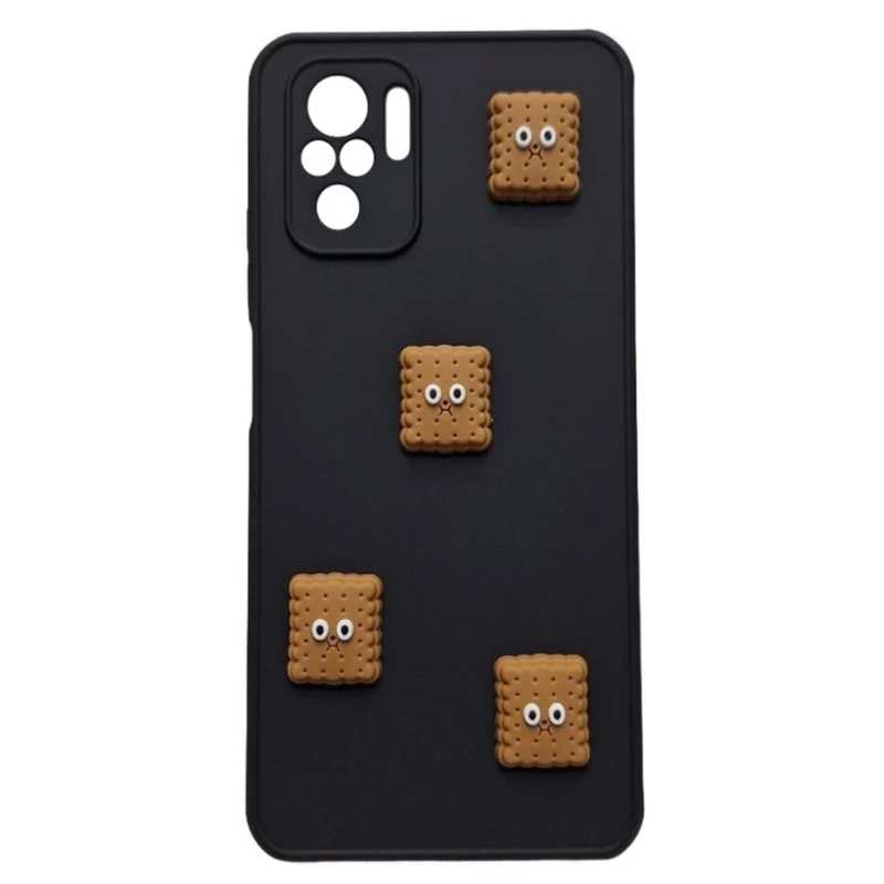 کاور طرح عروسک بیسکویت مدل Note10 مناسب برای گوشی موبایل شیائومی Redmi Note 10 / Note 10s / Note 10 4g