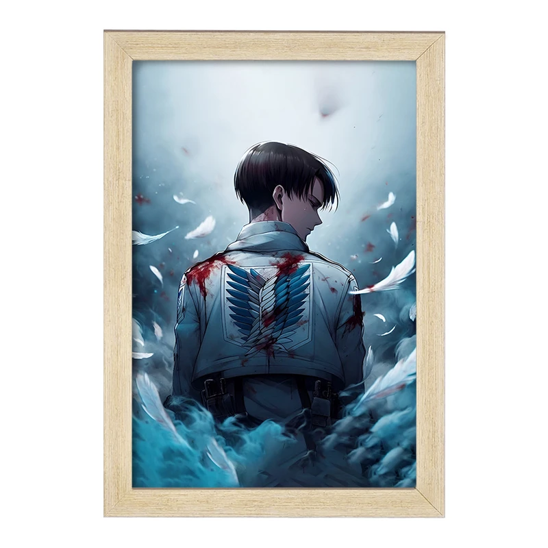 تابلو خندالو مدل لیوای انیمه اتک آن تایتان کد F4745