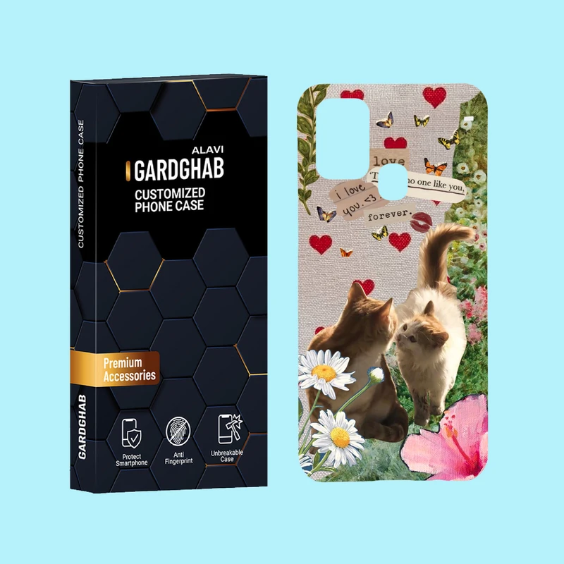 کاور گارد قاب علوی مدل عاشقانه مناسب برای گوشی موبایل سامسونگ Galaxy M31