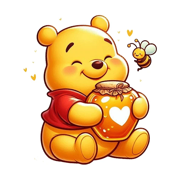 استیکر پارچه و لباس پاد آفرین طرح خرسی کد 1488