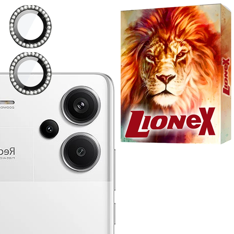 محافظ لنز دوربین شیشه‌ای لایونکس مدل NRIL20 مناسب برای گوشی موبایل شیائومی Redmi Note 13 Pro Plus 5G