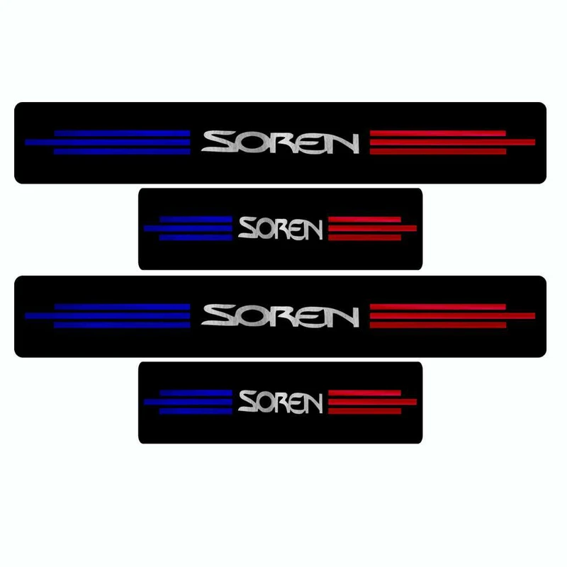 برچسب بدنه خودرو طرح پارکاب فرانسه مدل CHAP YA59 A187 مناسب برای سمند سورن بسته 4 عددی 