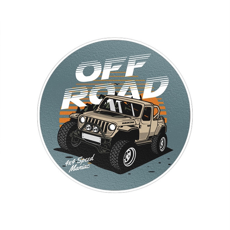 استیکر لپ تاپ ماسا دیزاین طرح OFF ROAD مدل STK927