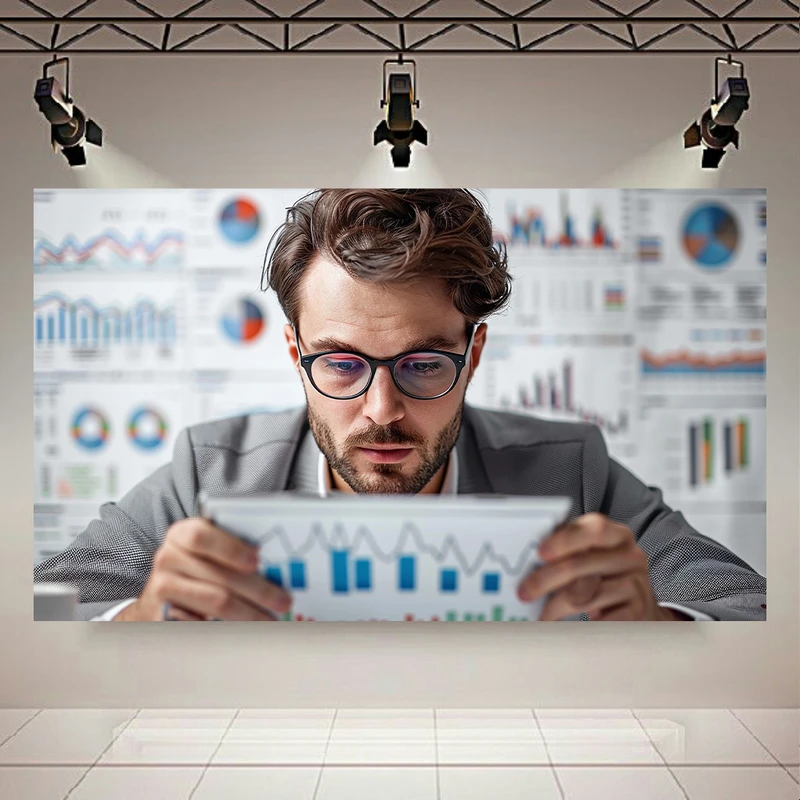  تابلو بوم طرح مخمل مهندس مدل آمار کد AR303692