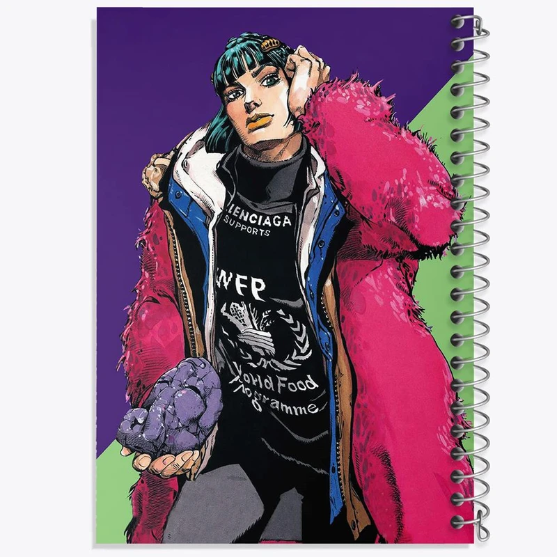 دفتر نت موسیقی 50 برگ خندالو مدل الیزابت انیمه جوجو Jojo کد 11544