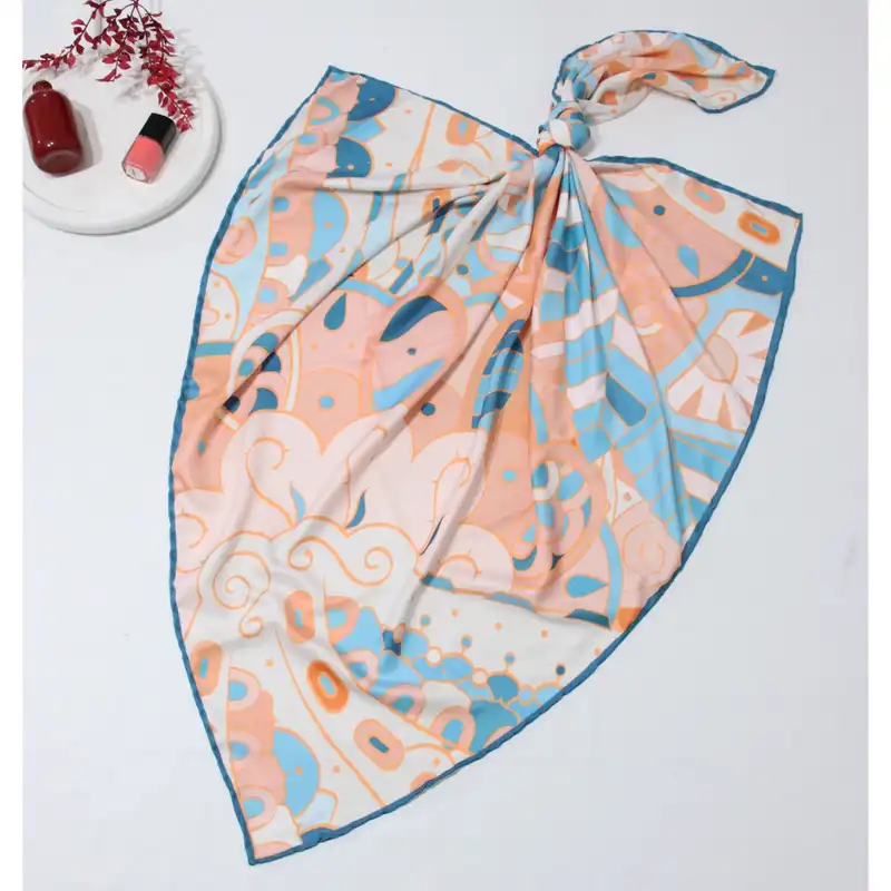 روسری زنانه مدل ابریشم نقش و نگار کد ana-2947