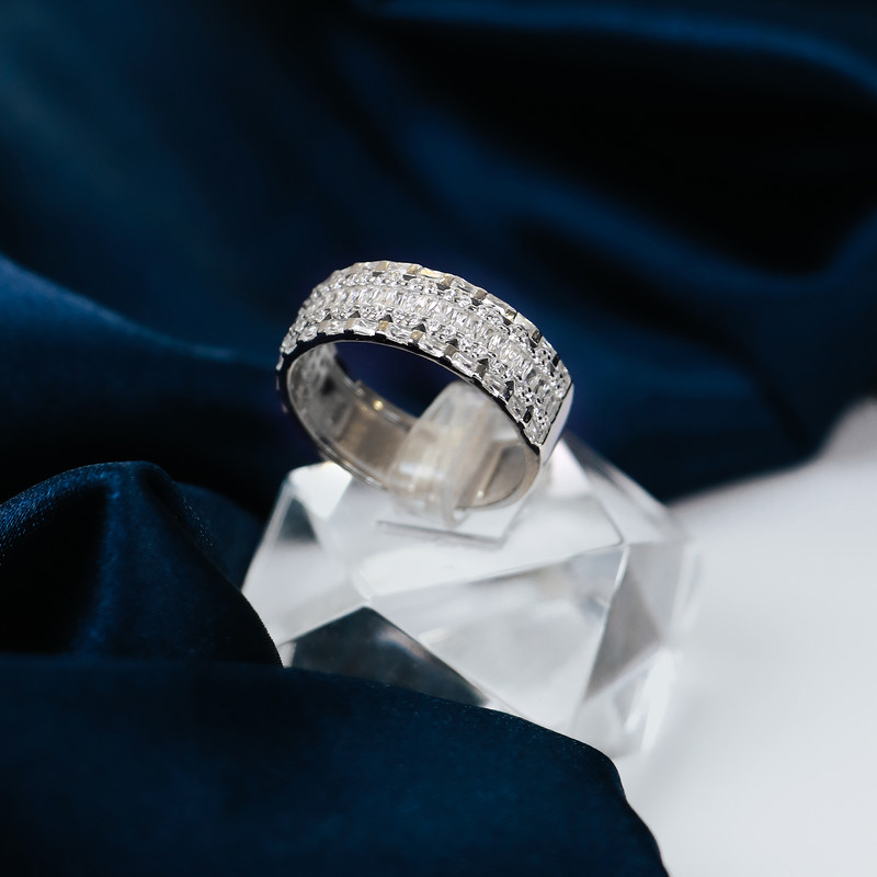 انگشتر نقره زنانه جی تی ای مدل 71