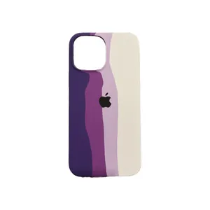 كاور مدل سيليكونی طرح آبرنگی كد 6 مناسب برای گوشی موبايل اپل iPhone 12 Pro Max