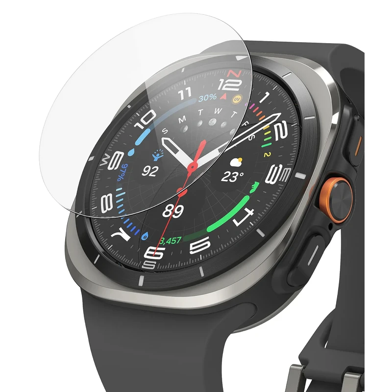 محافظ صفحه نمایش شیشه ای بادیگارد مدل GW مناسب برای ساعت هوشمند سامسونگ Galaxy Watch Ultra