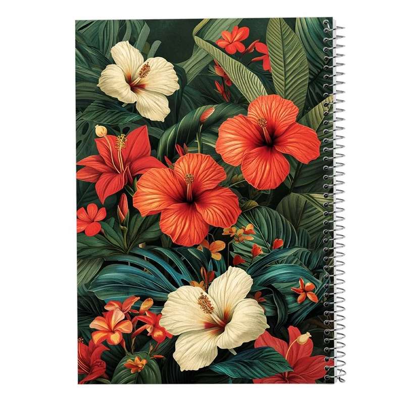 دفتر ژورنال نویسی 50 برگ مدوپد مدل نقطه ای طرح گل کد DF15900