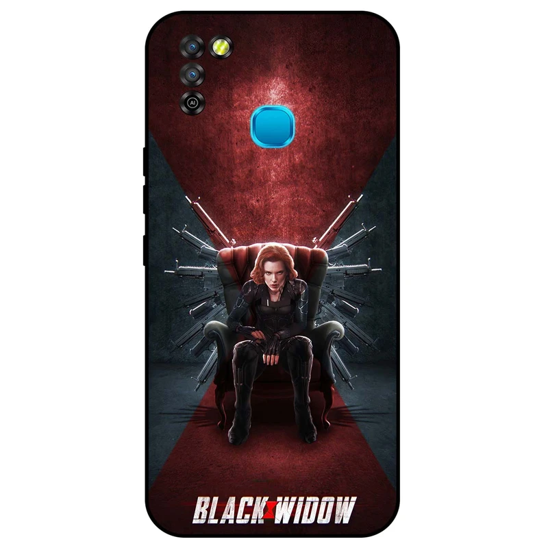 کاور مگافون طرح بیوه سیاه مدل 5423 مناسب برای گوشی موبایل اینفینیکس  Smart 5