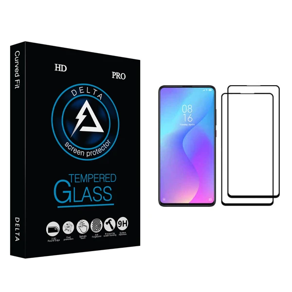 محافظ صفحه نمایش دلتا مدل Fit مناسب برای گوشی شیائومی Poco X3 NFC بسته 2 عددی