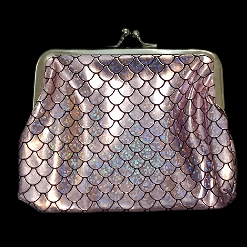 کیف پول زنانه مدل پولک ماهی