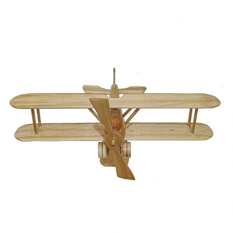 اسباب بازی چوبی مدل هواپیما ملخی