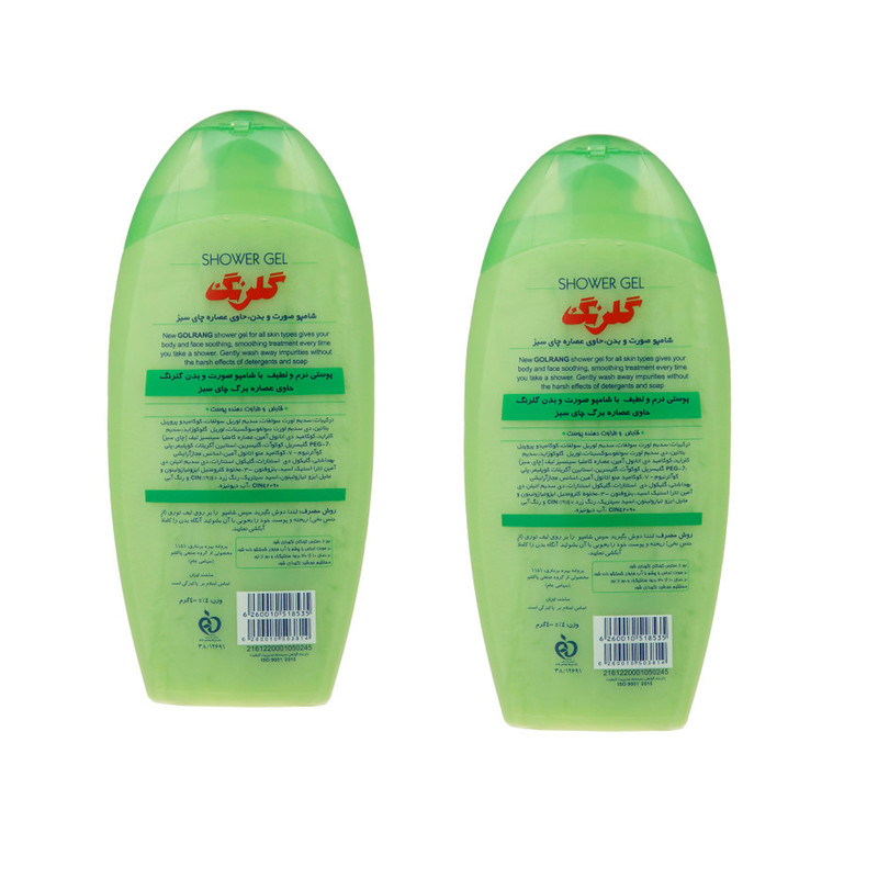 شامپو بدن گلرنگ مدل Green Tea وزن 400 گرم بسته 2 عددی
