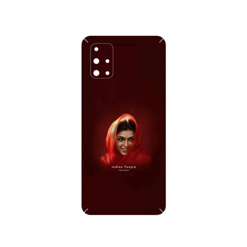 برچسب پوششی ماهوت مدل Portrait of an Indian Woman مناسب برای گوشی موبایل سامسونگ Galaxy M31S