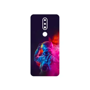 MAHOOT Smoke Rainbow Digital Art 1 Cover Sticker for Nokia 7.1
