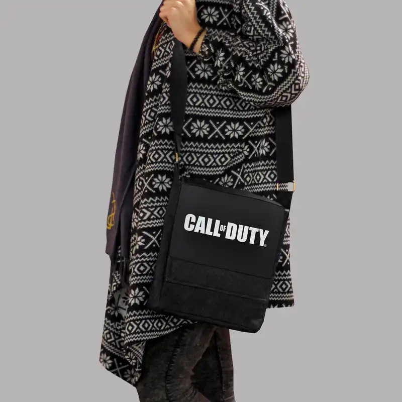 کیف رودوشی چی چاپ طرح گیمینگ کد call of duty