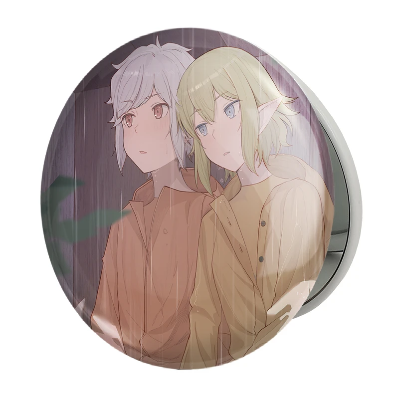 آینه جیبی خندالو طرح بل و ریو انیمه دانماچی مدل تاشو کد 33515