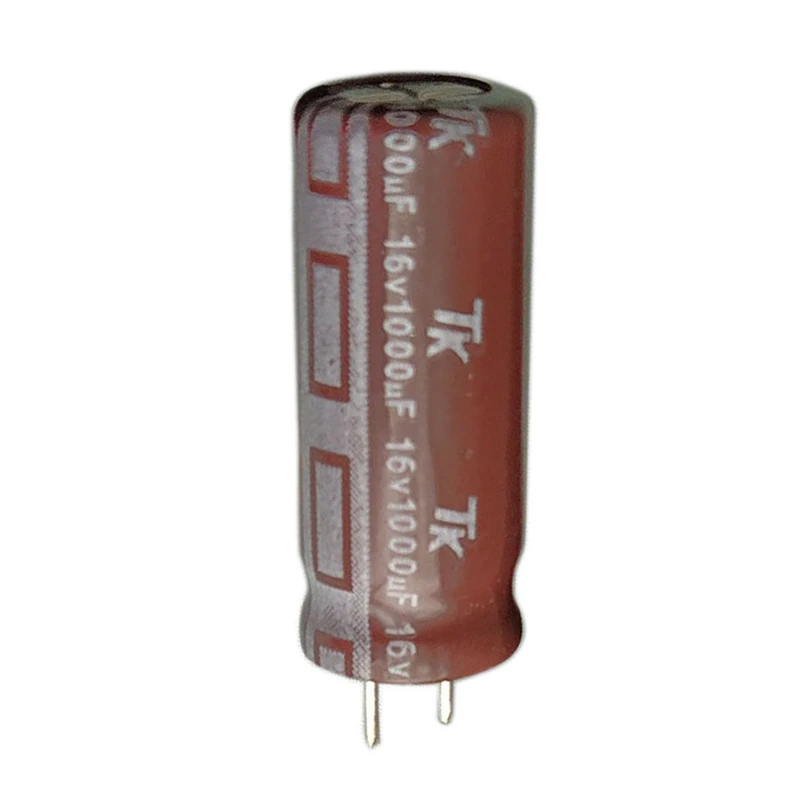 خازن الکترولیت 1000 میکروفاراد مدل TK-1000µF16V بسته 7 عددی