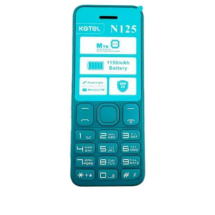 گوشی موبایل کاجیتل مدل n125 دو سیم‌ کارت ظرفیت 32 مگابایت و رم 32 مگابایت