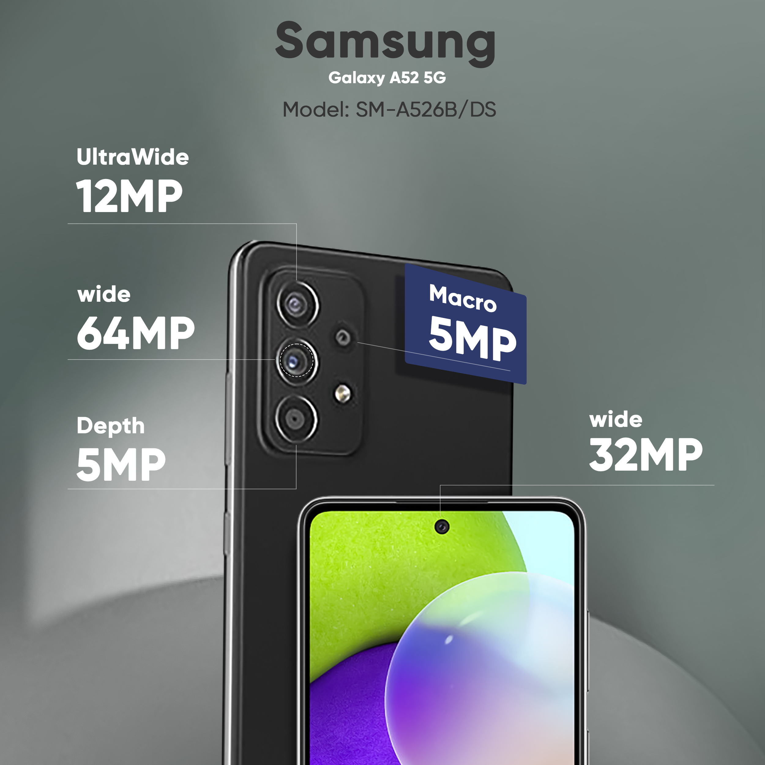 قیمت و خرید گوشی موبایل سامسونگ مدل Galaxy A52 5G SM-A526B قیمت و خرید گوشی موبایل سامسونگ مدل Galaxy A52 5G SM-A526B
